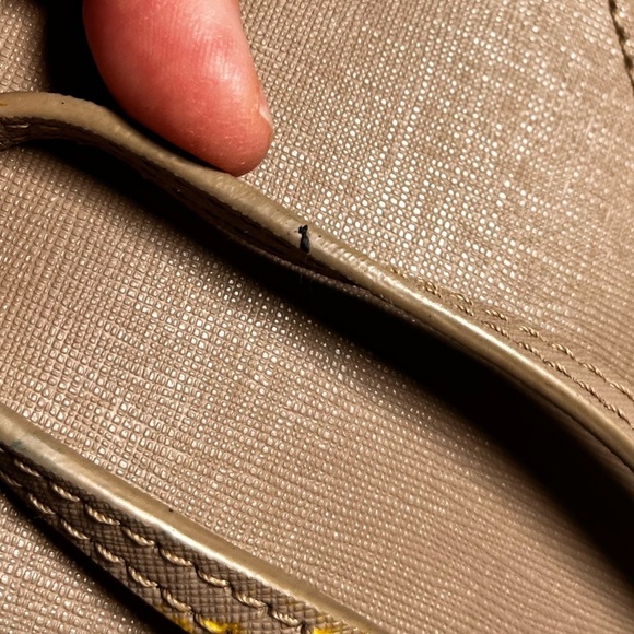 FREE ADD-ON Danier leather wristlet/purse pouch in tan - Picture 10 of 10